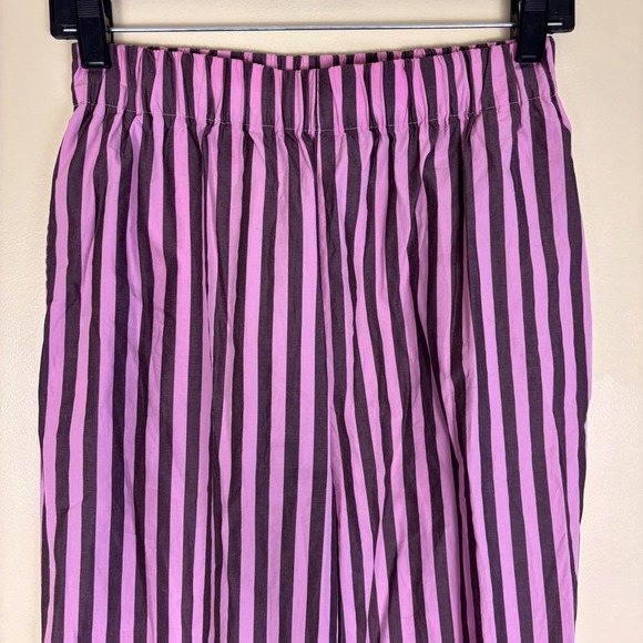 NEXT Stripe Cotton Button-Up Shirt & Pants Set Pink Girls Size 13yrs Casual wear - Picture 13 of 16